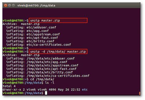 untar file linux|unzip file in linux.